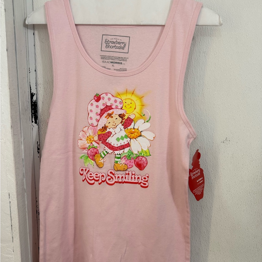 Strawberry Shortcake Pink Tank Top for Women